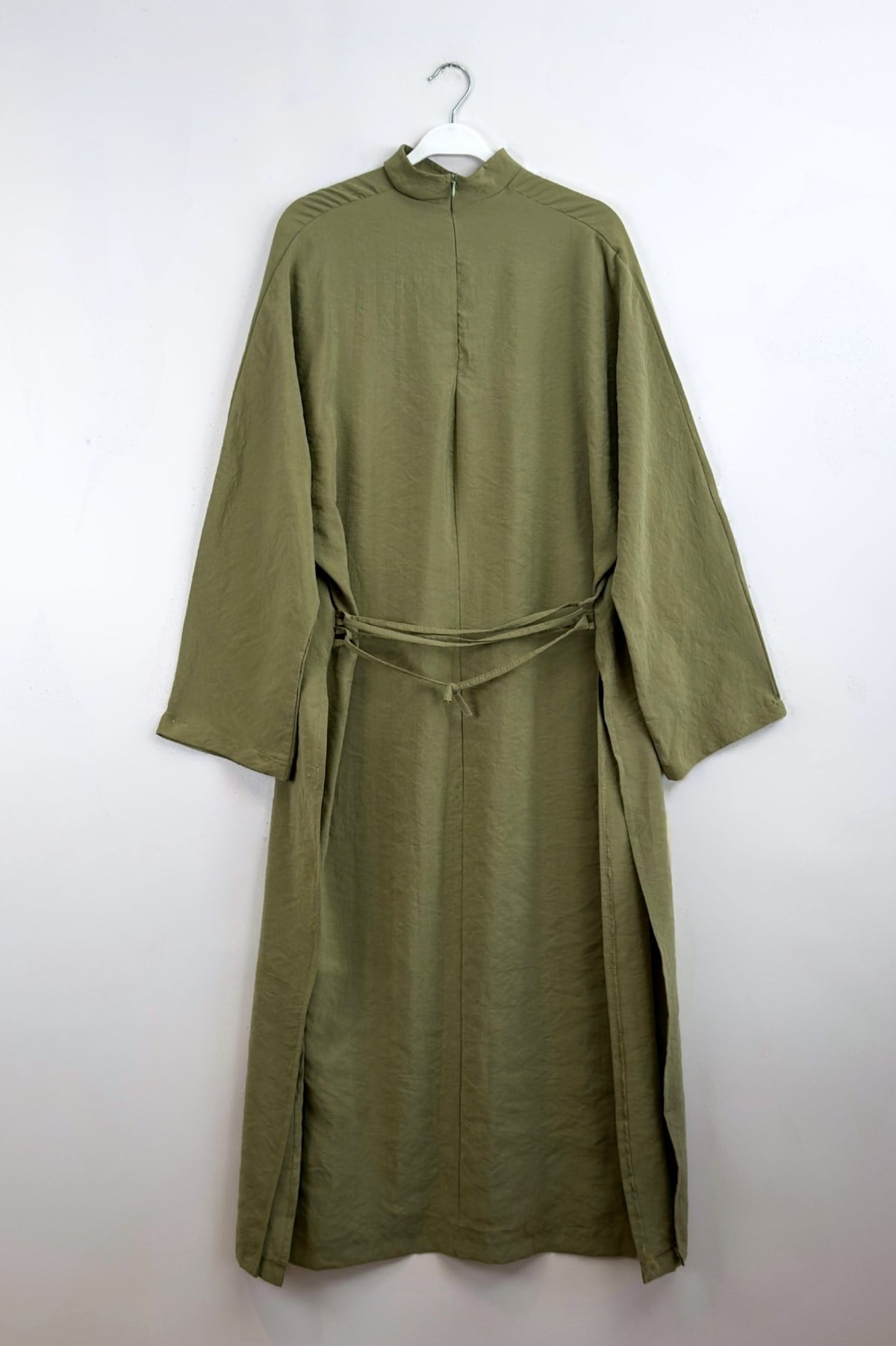 Yırtmaçlı Bluz Olive