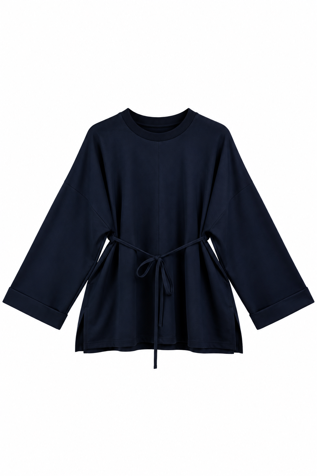 Yırtmaçlı Sweat Lacivert 