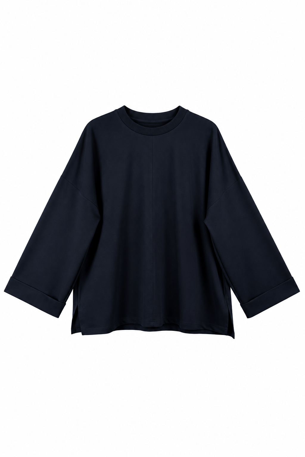 Yırtmaçlı Sweat Lacivert 