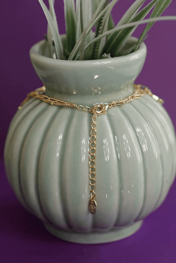 Gold Detay El Modelli Trend Seri Bileklik