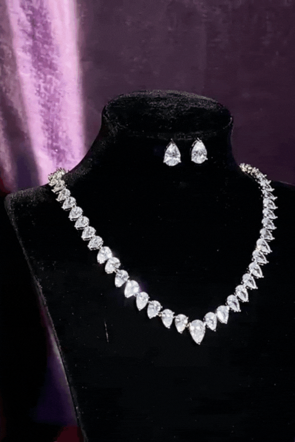 Kristal Taşlı Takı Seti
