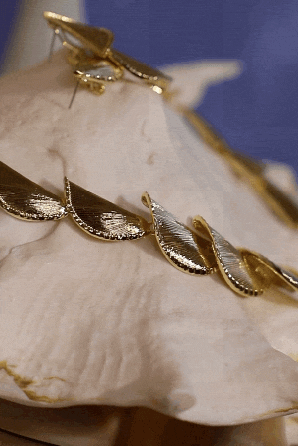 Özel Tasarım Gold Renk Takı Seti