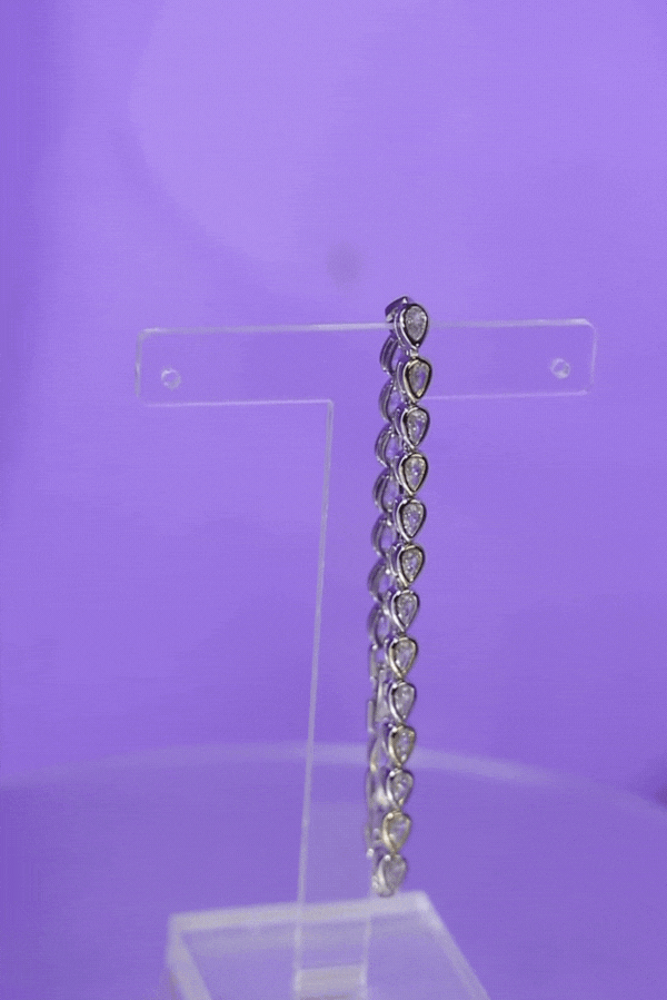 Taşlı Damla Model Bileklik