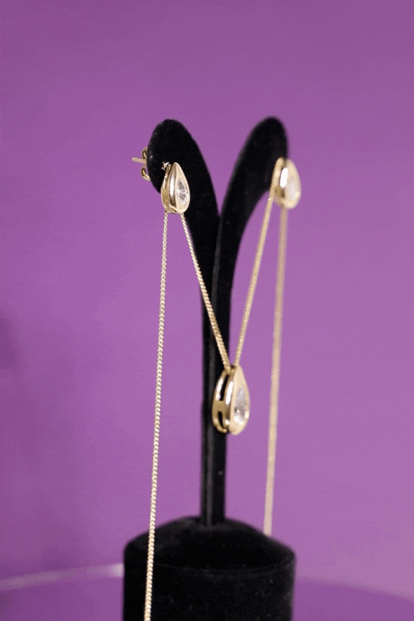 Taşlı Damla Model Set