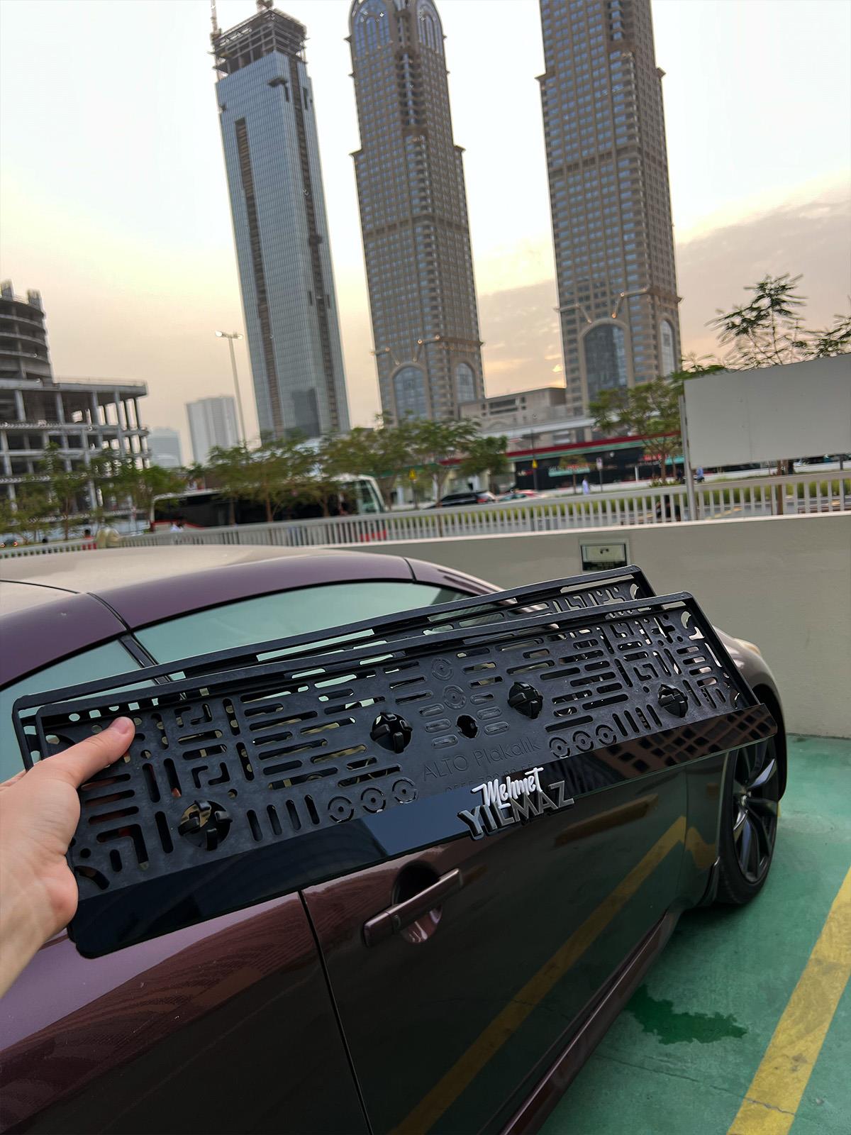 3D İsimli Takmatik Plakalık Plakalık