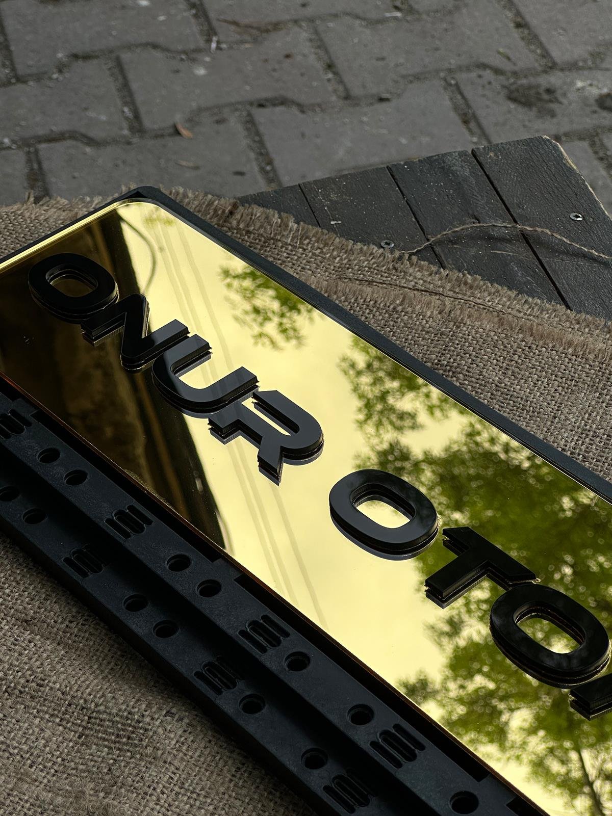 3D Pleksi Dekor PlakalıkDekor Plaka