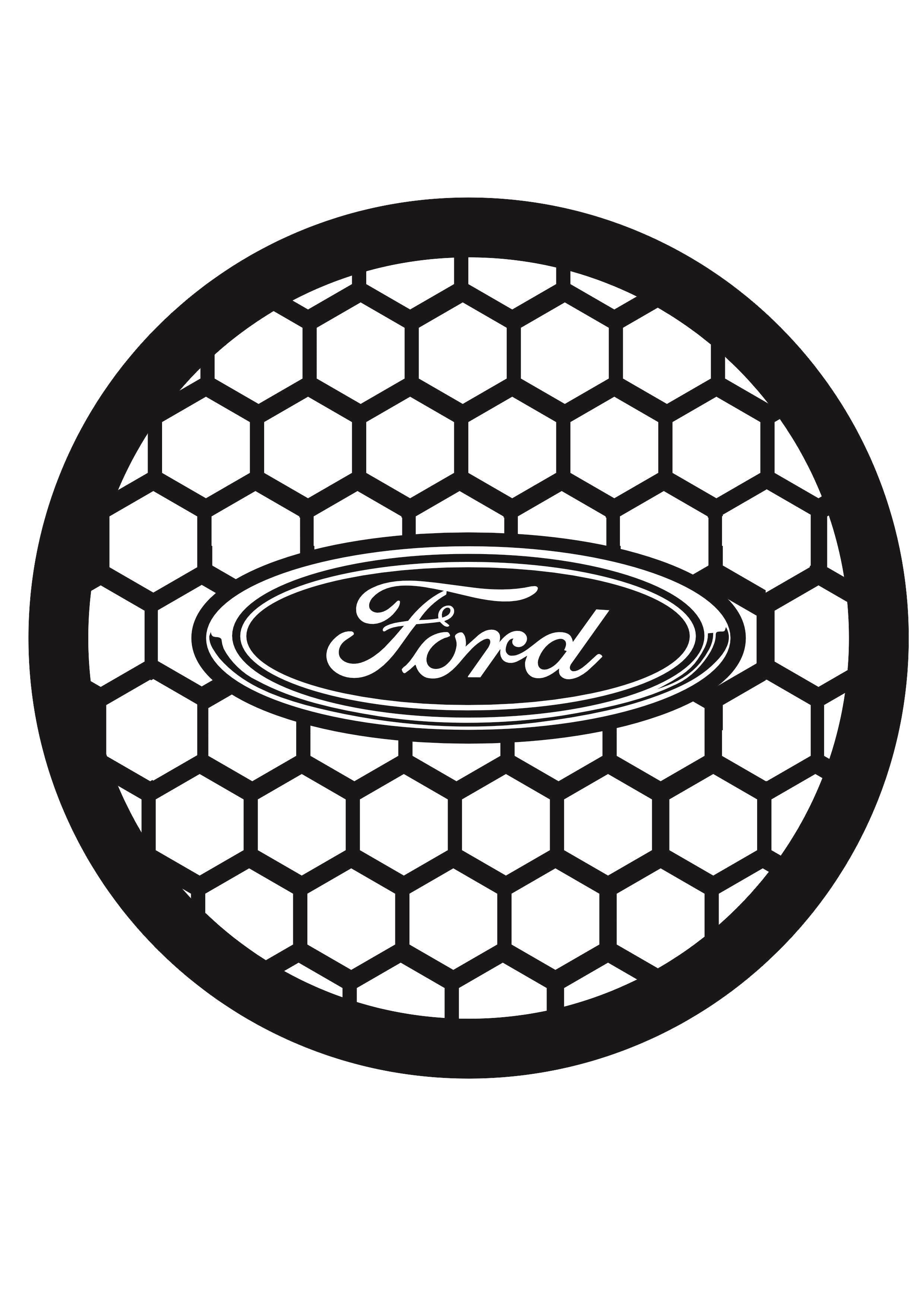 Ford Logolu Midrange KapağıMidrange Kapakları