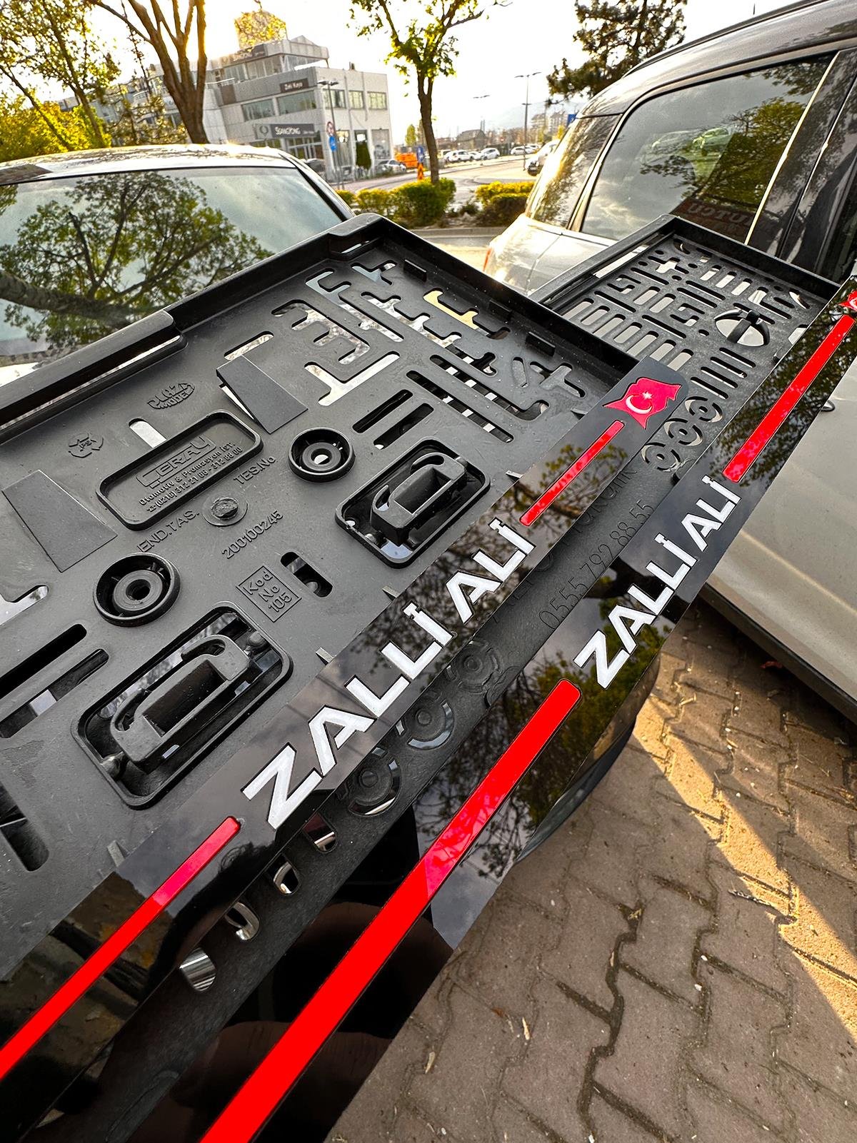 İsimli Özel Şerit Takmatik PlakalıkPlakalık