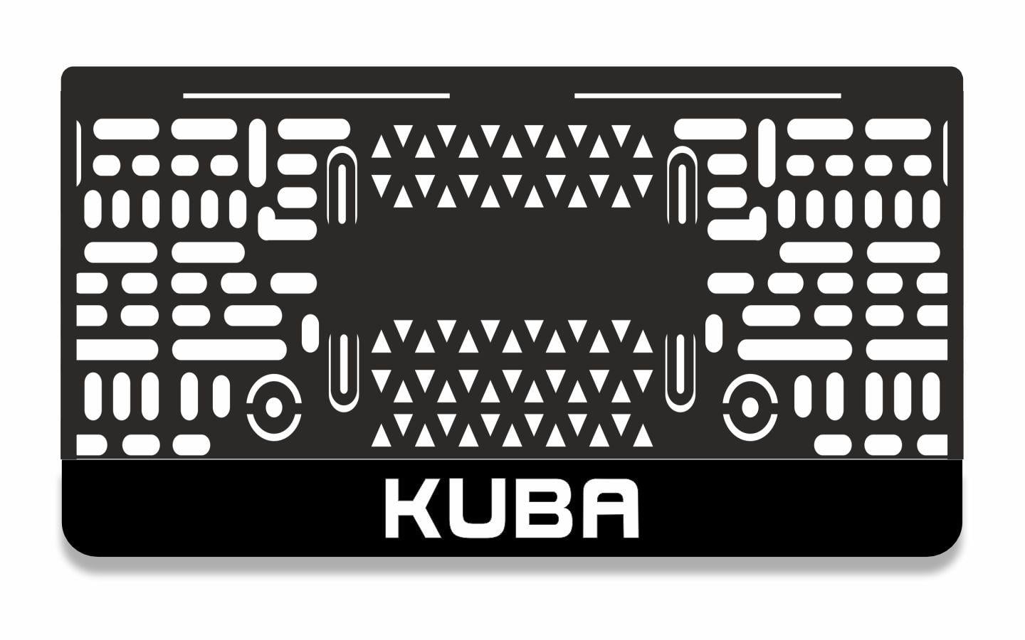 KUBA 3D Lazer Kesim Takmatik Motor PlakalıkMotor Plakalık