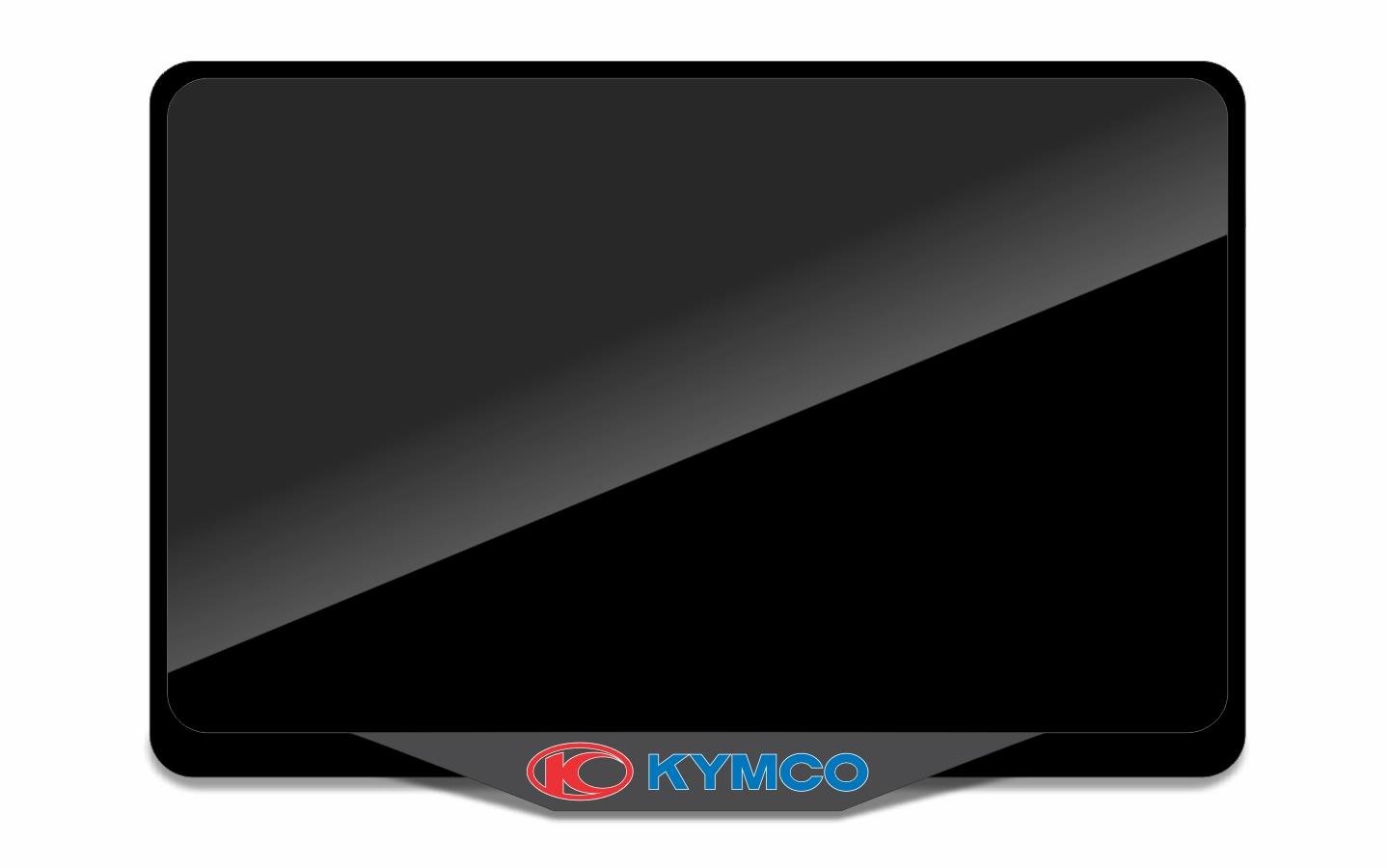Kymco Akrilik 3D Çerçeveli Mat Pleksi Motor Plakalık Orj Plaka Boyutu İçin 24x15cmPlakalık