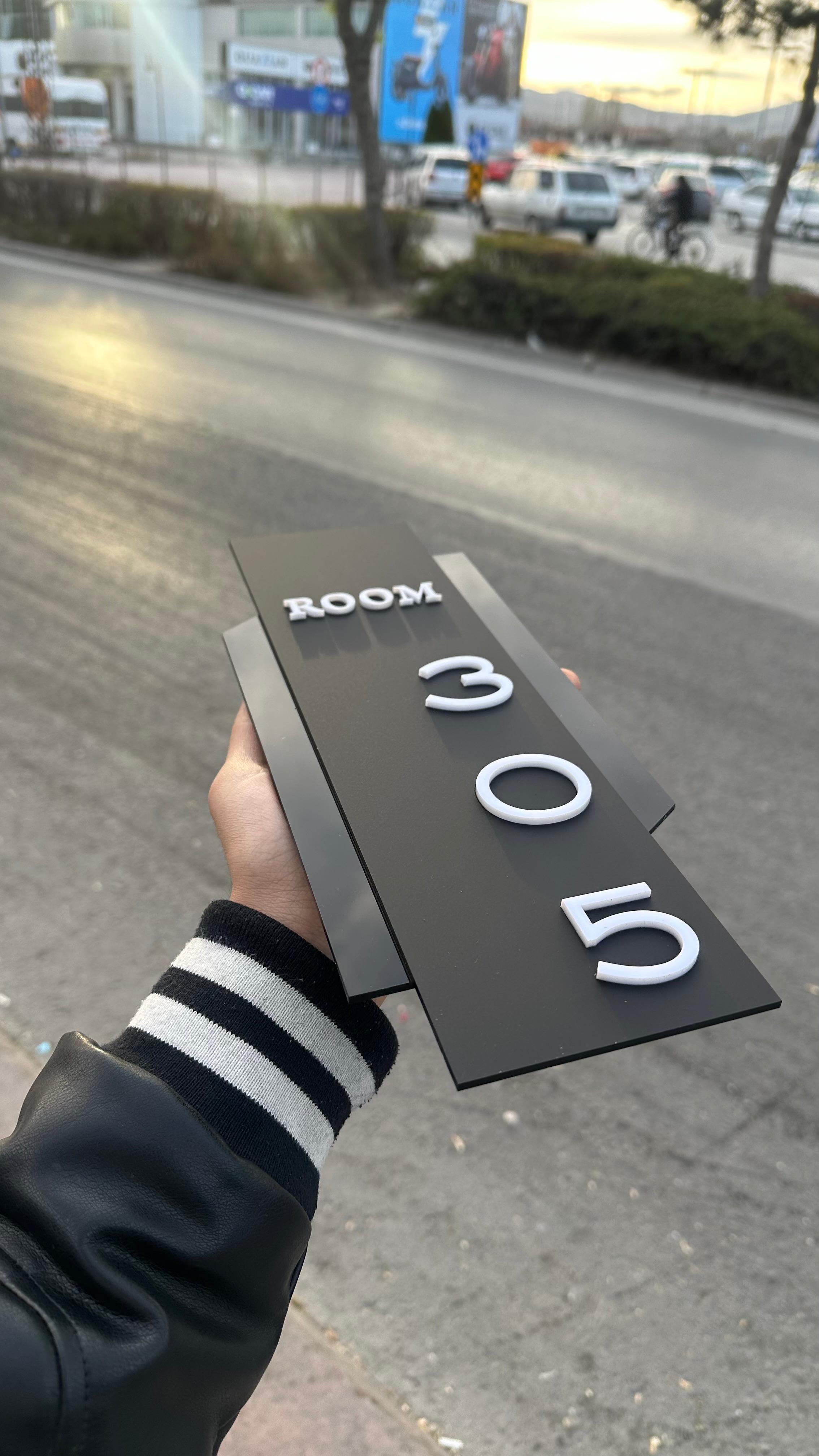 Room Model Oda Numarası Yönlendirme Levhaları