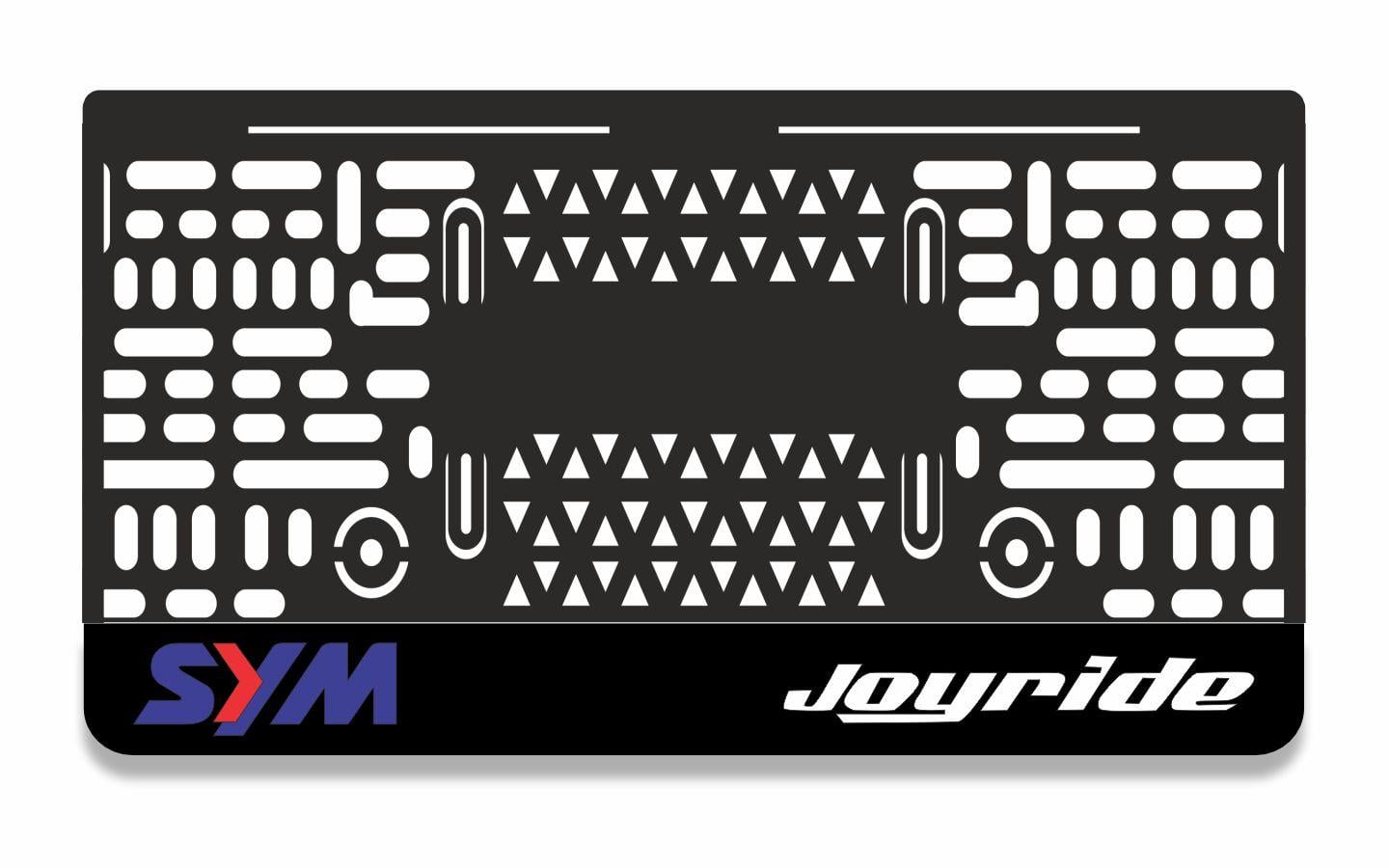 SYN JOYRİDE 3D Lazer Kesim Takmatik Motor PlakalıkMotor Plakalık