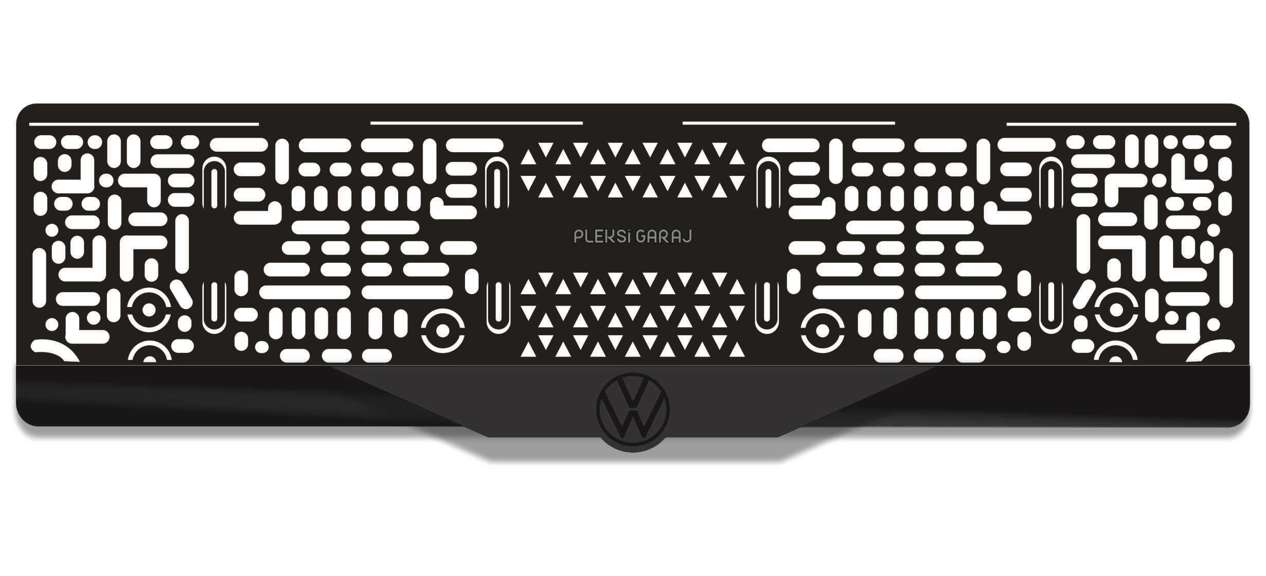 Volkswagen Logolu Mat Takmatik PlakalıkVolkswagen