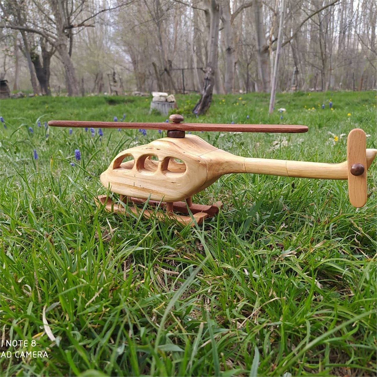 El Yapımı Ahşap Helikopter