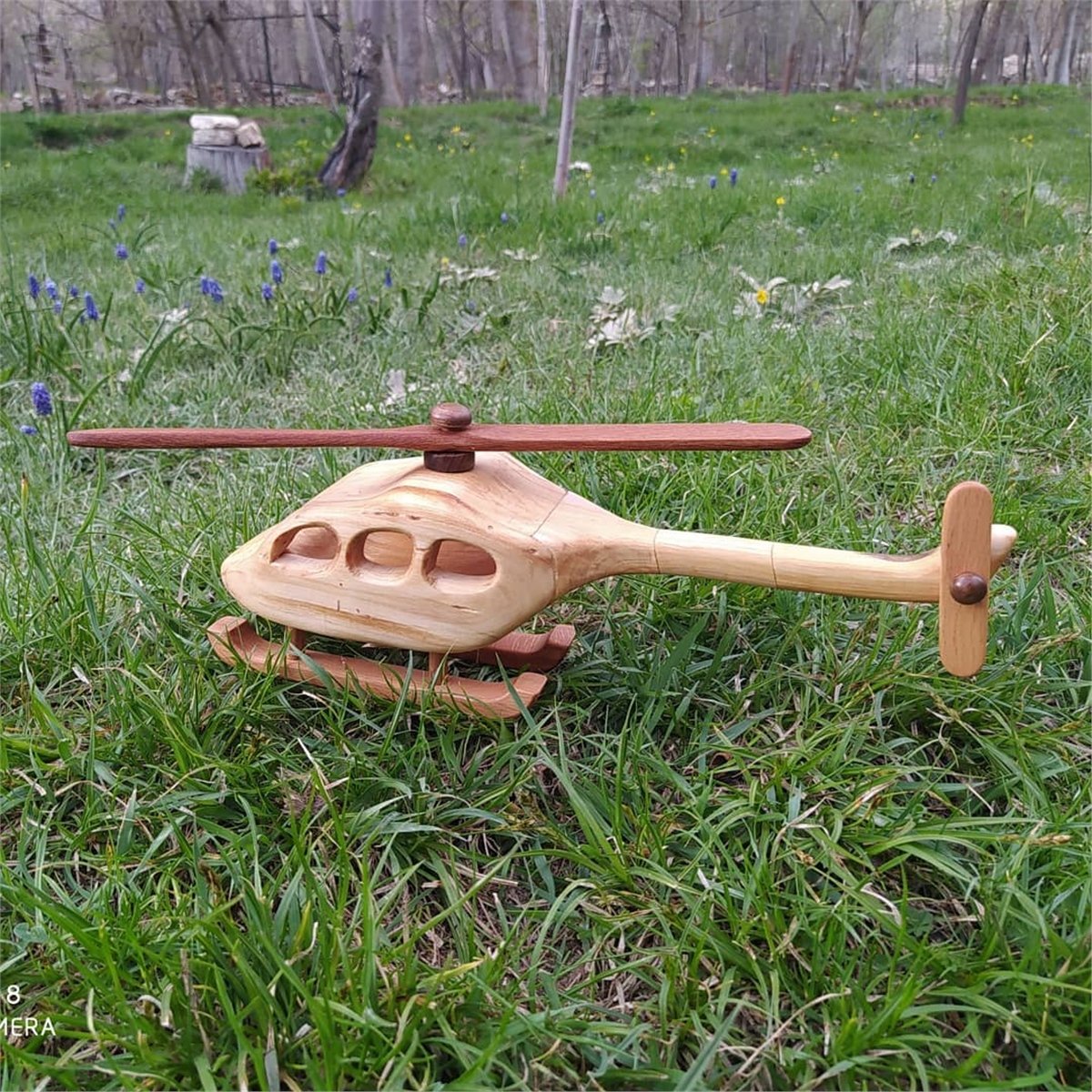 El Yapımı Ahşap Helikopter