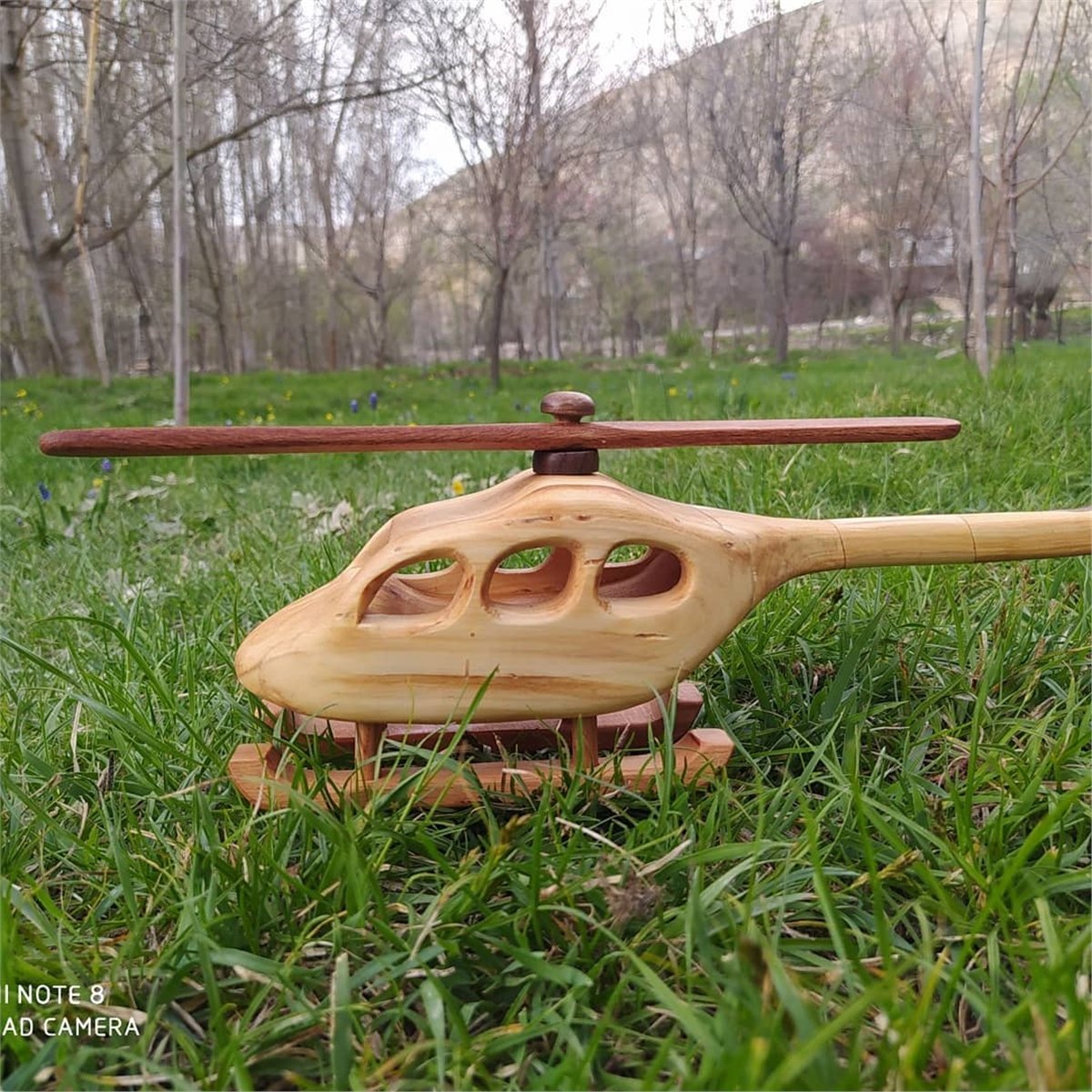 El Yapımı Ahşap Helikopter