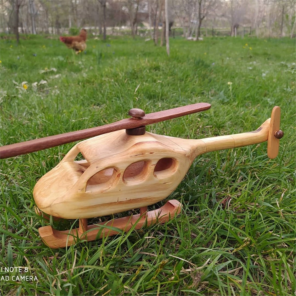 El Yapımı Ahşap Helikopter