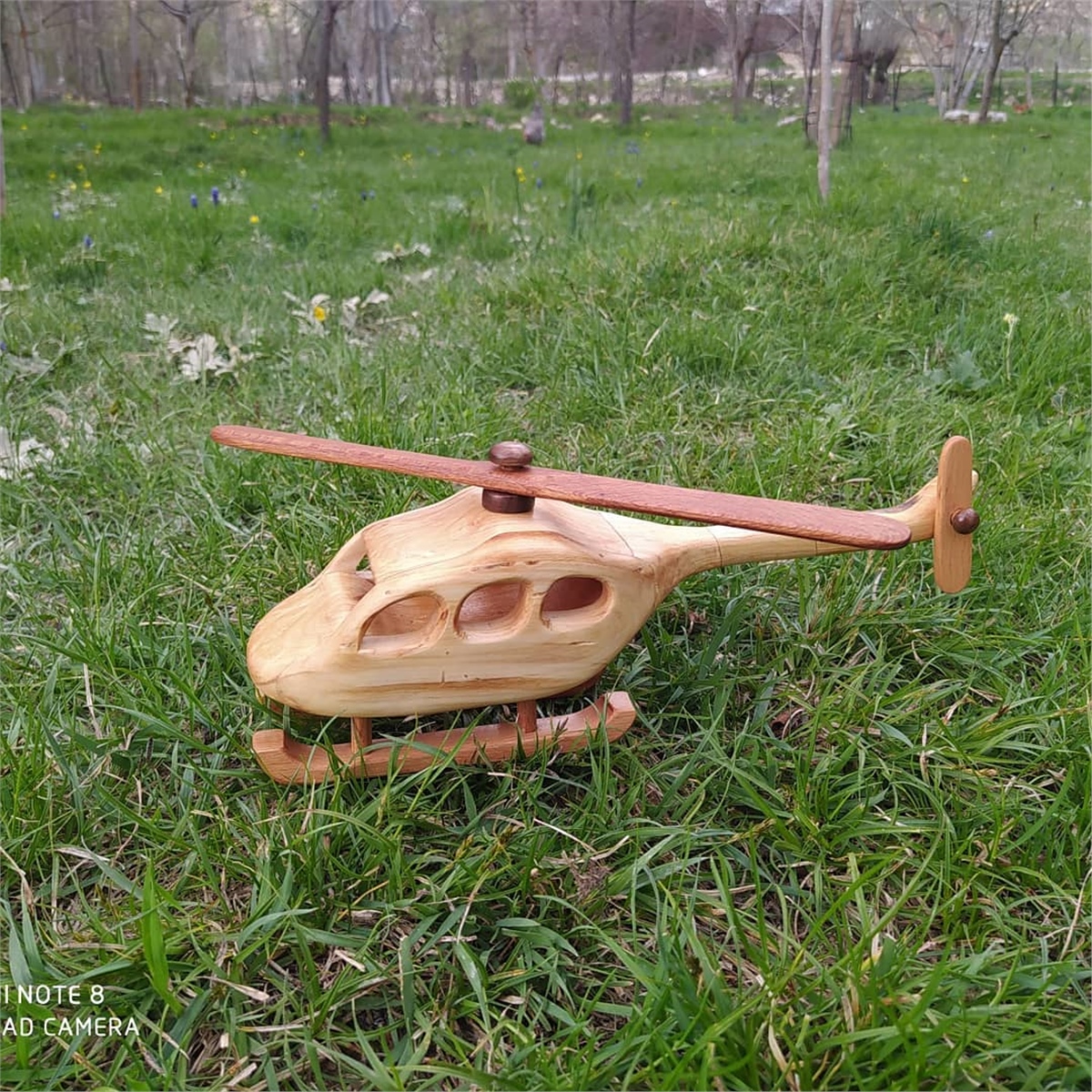 El Yapımı Ahşap Helikopter