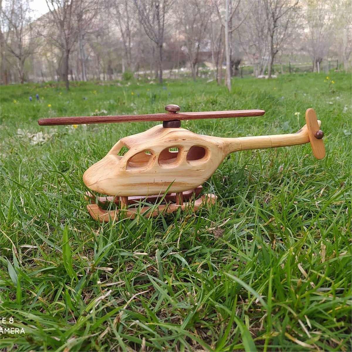 El Yapımı Ahşap Helikopter