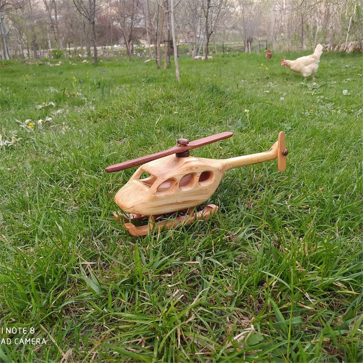 El Yapımı Ahşap Helikopter