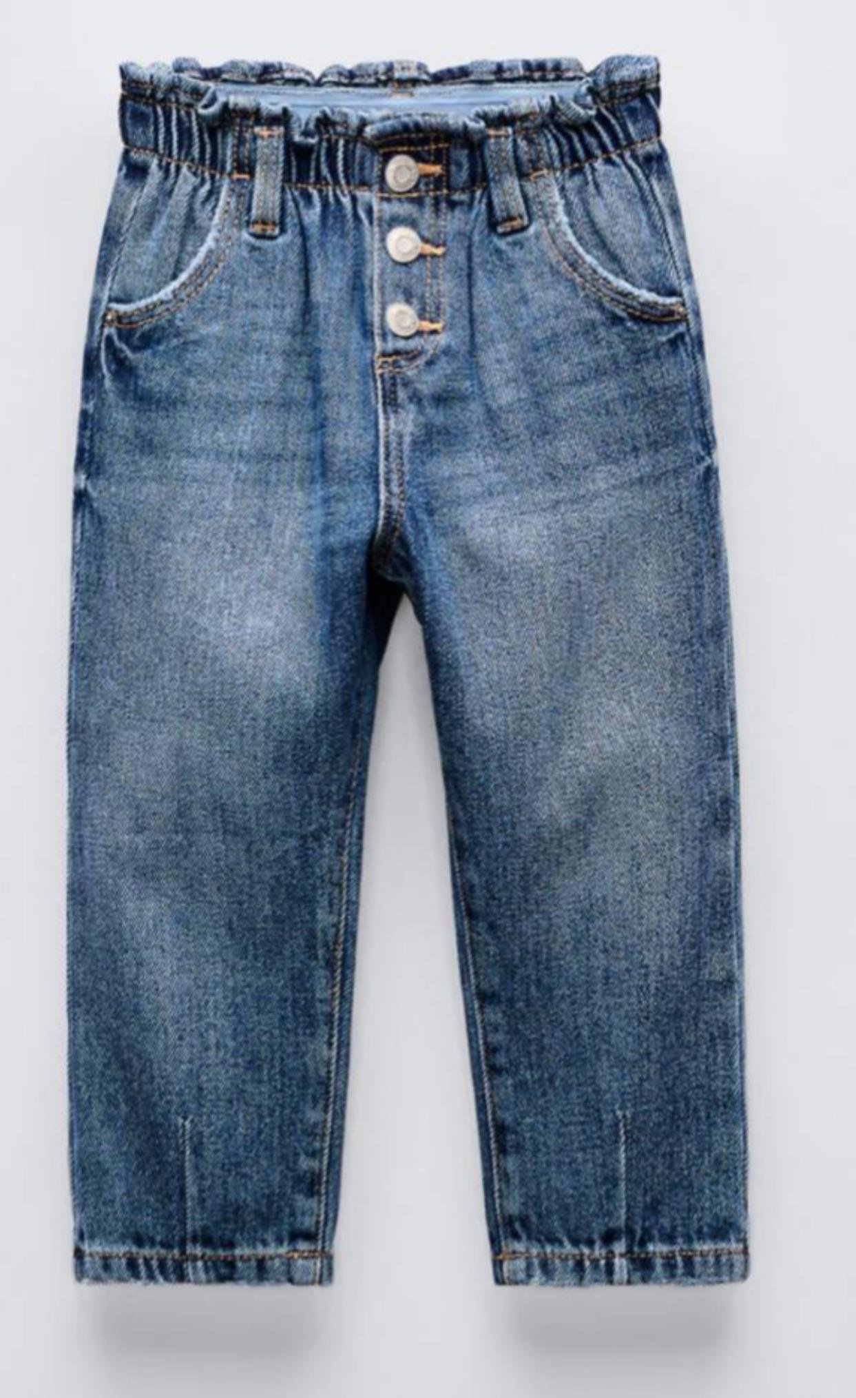 3 düğme jean ünisex 