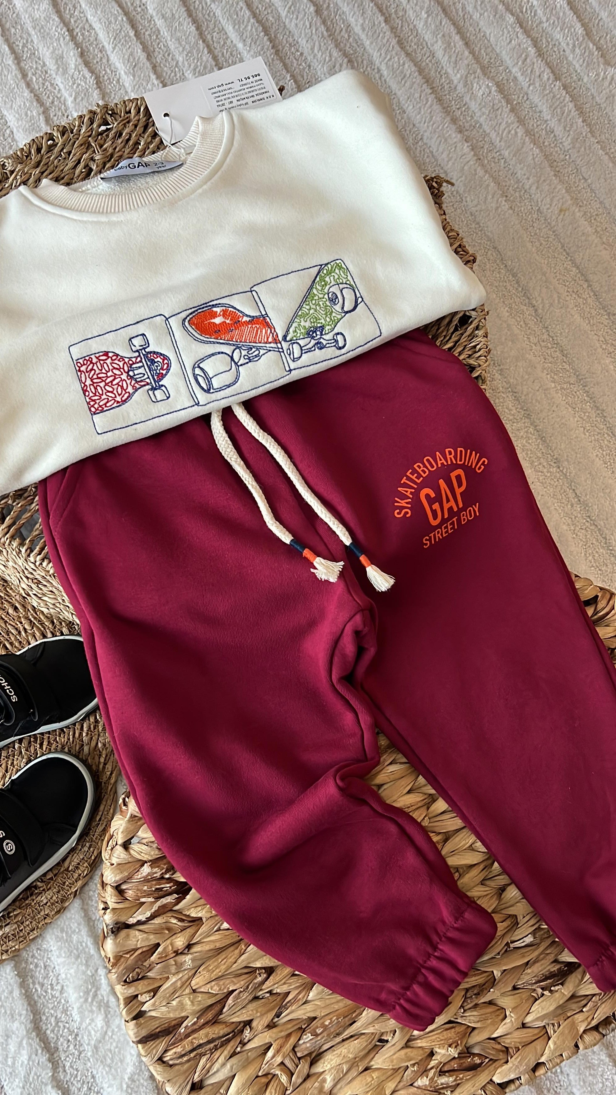 Bordo kaykay takım