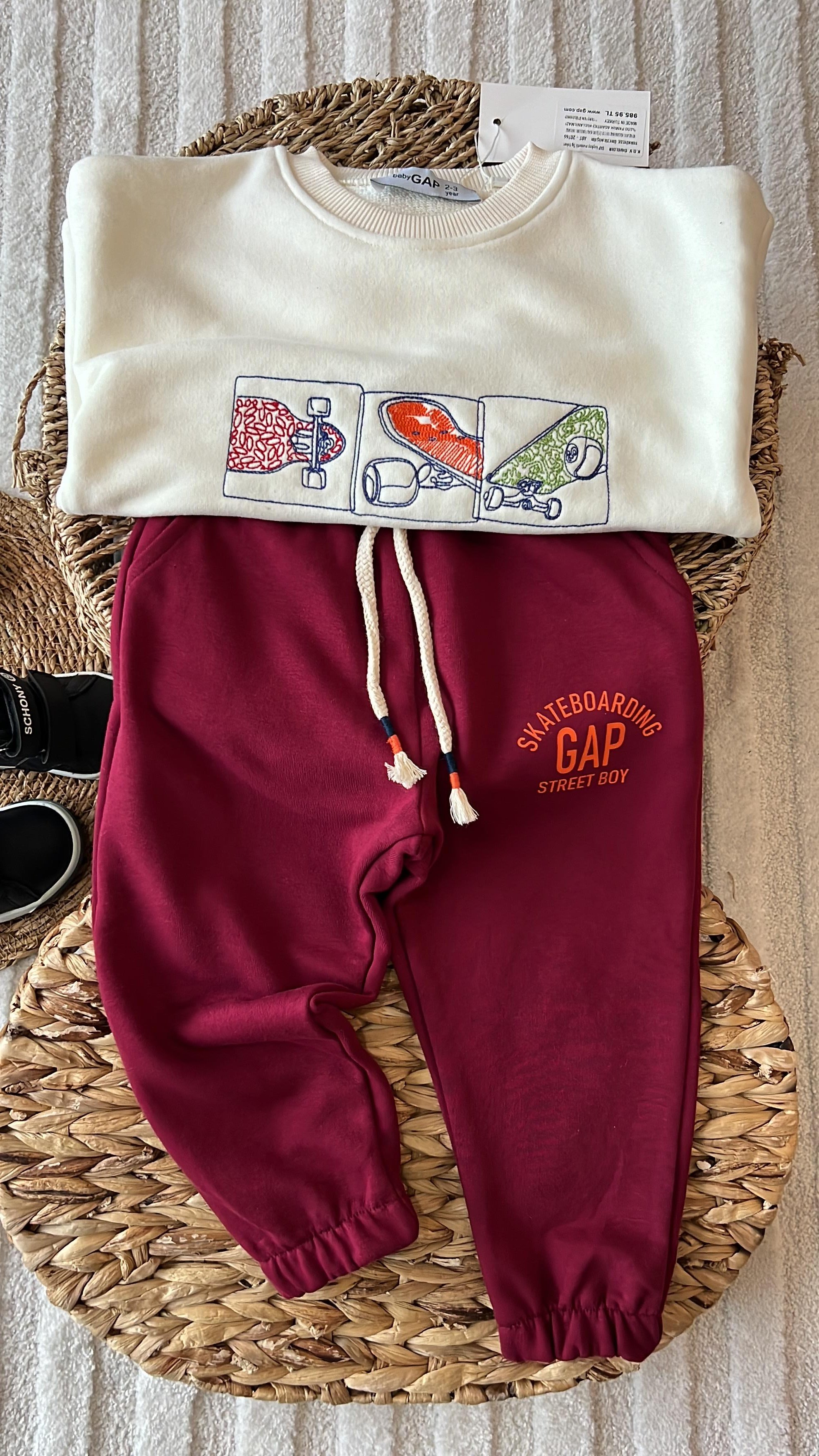 Bordo kaykay takım