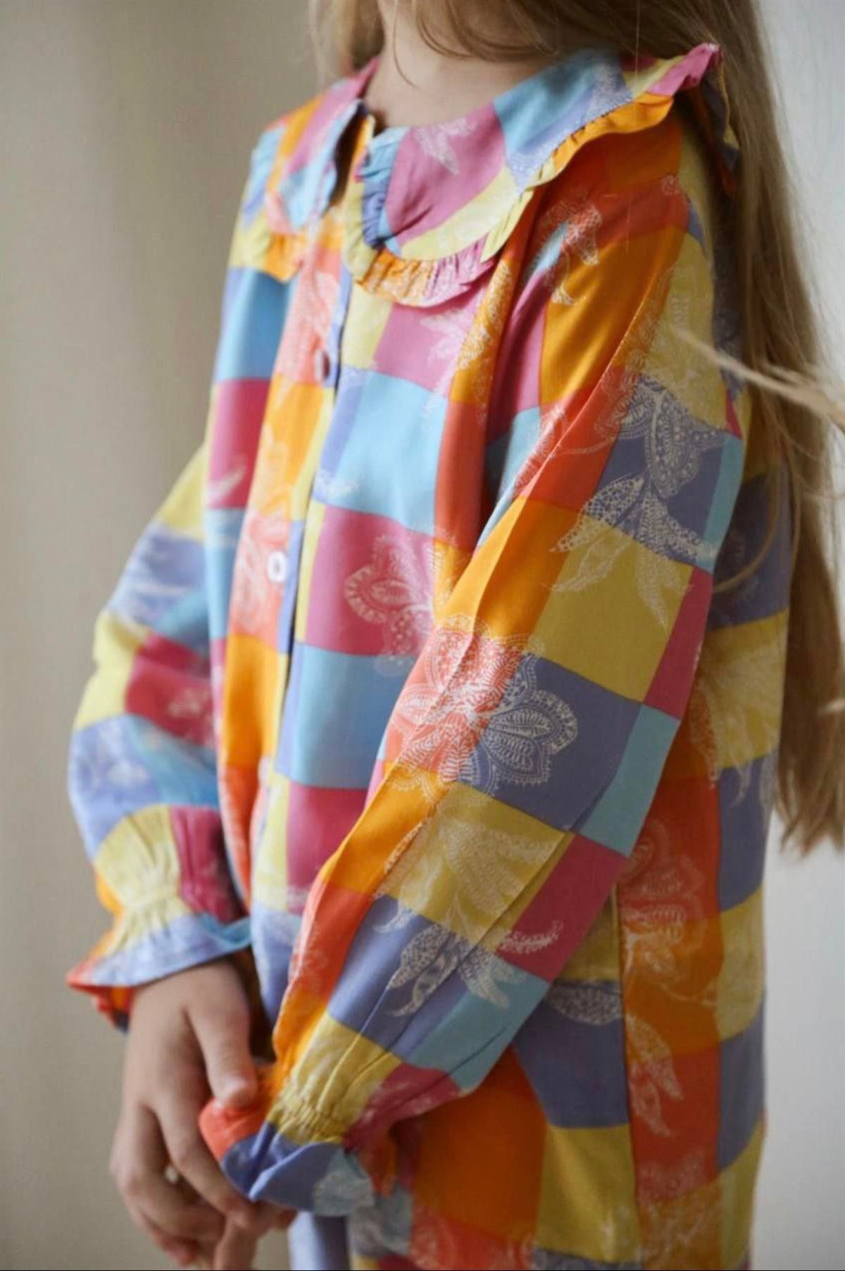 Desenli pijama takım