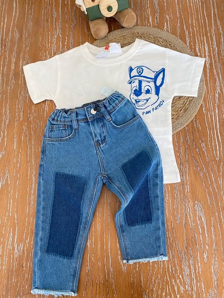Jean tşört set 