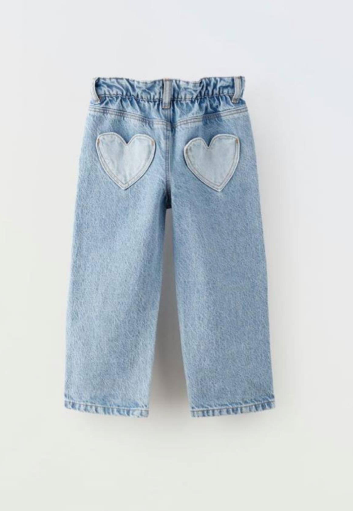 Kalp detay jean 