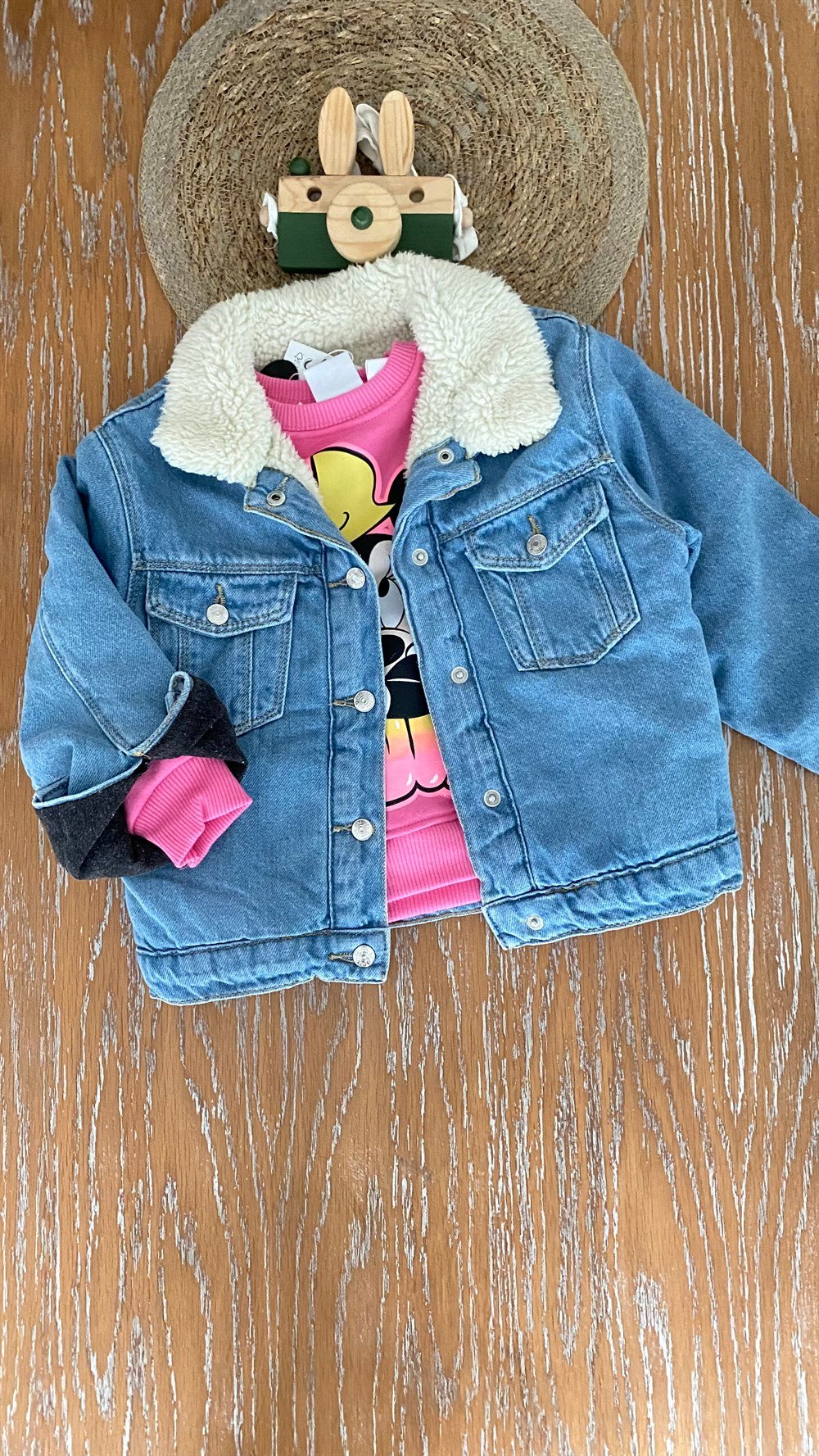 Kot mont Mickey detay sı