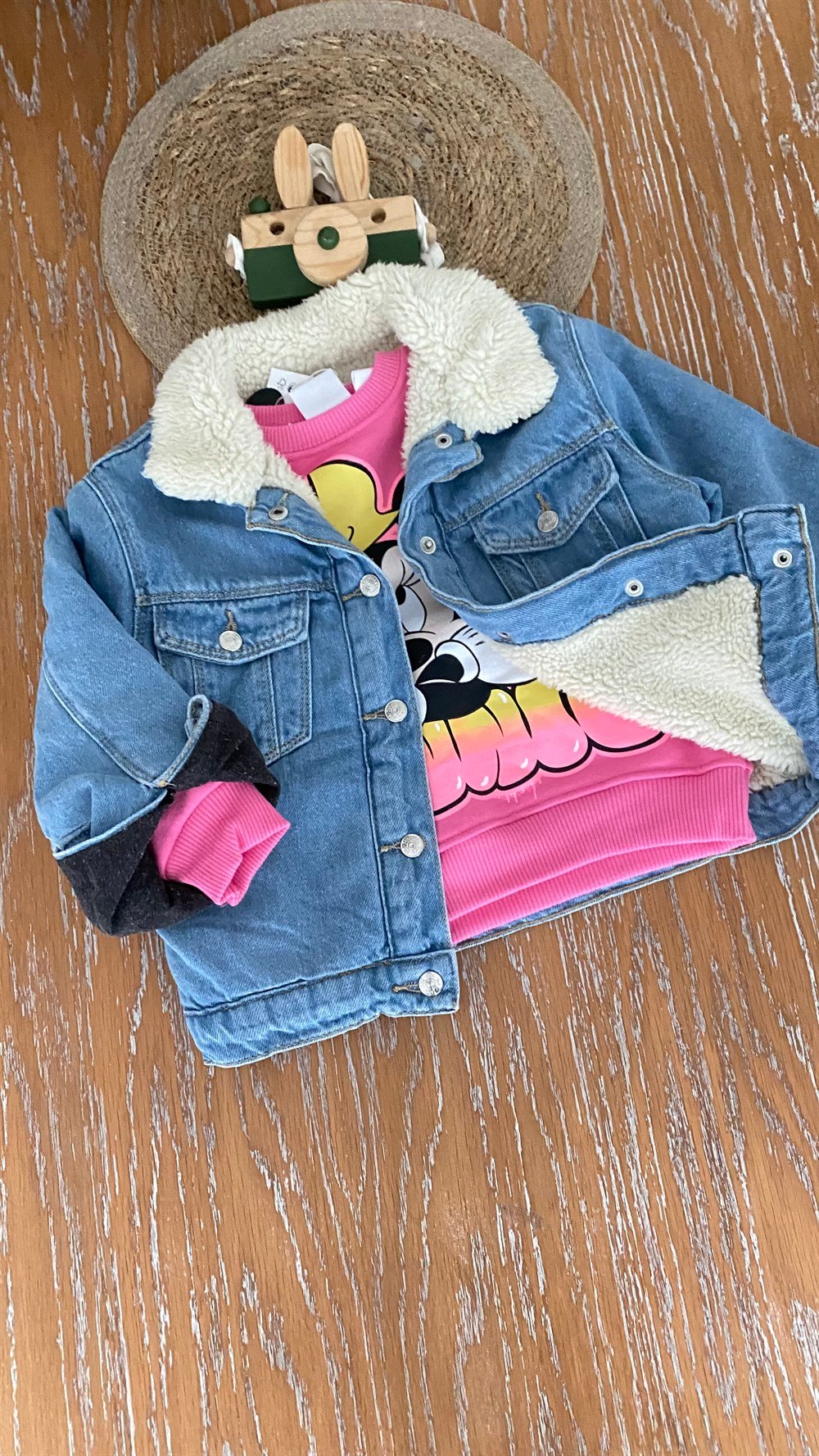 Kot mont Mickey detay sı