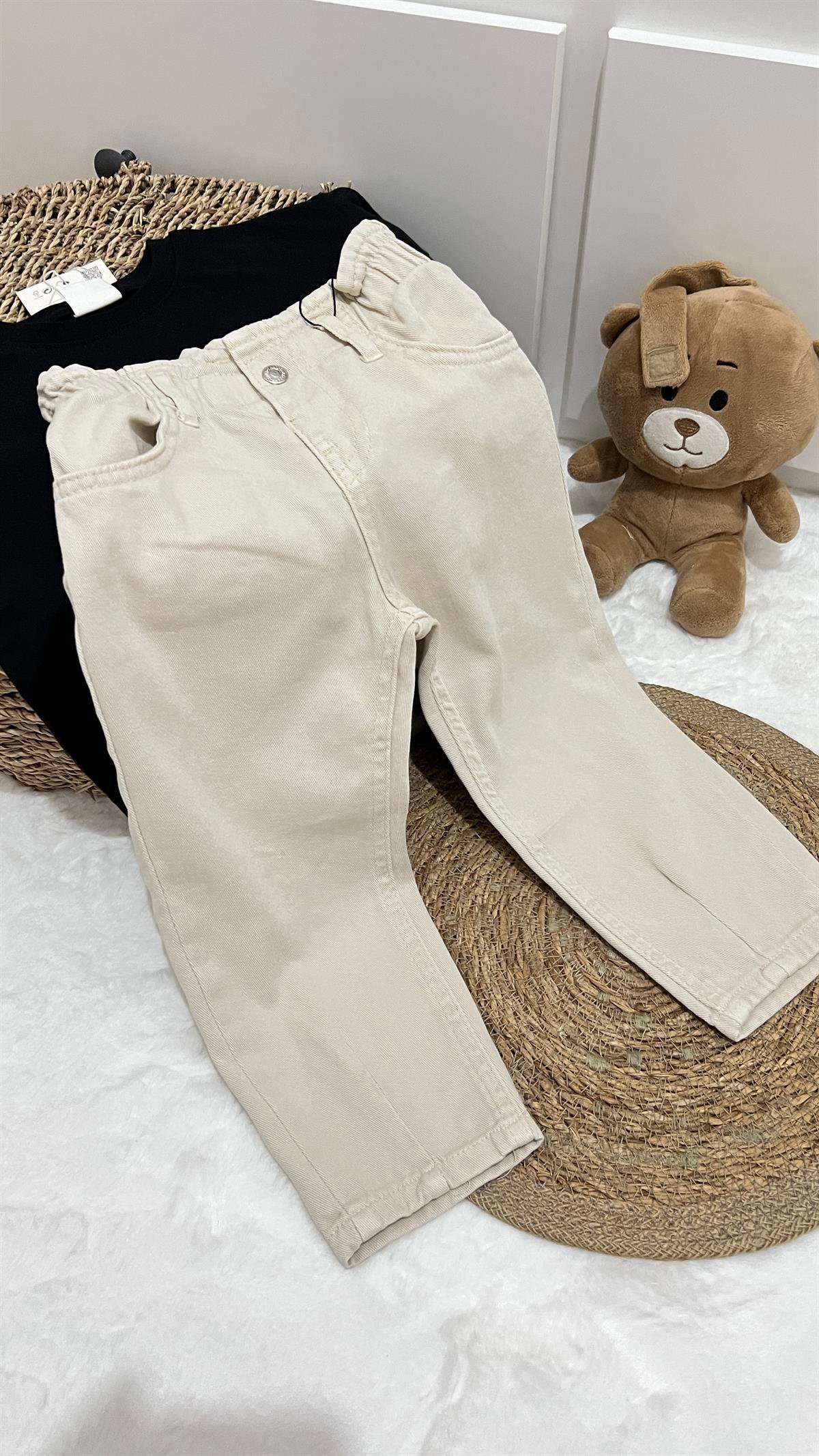 Krem ünisex jean 