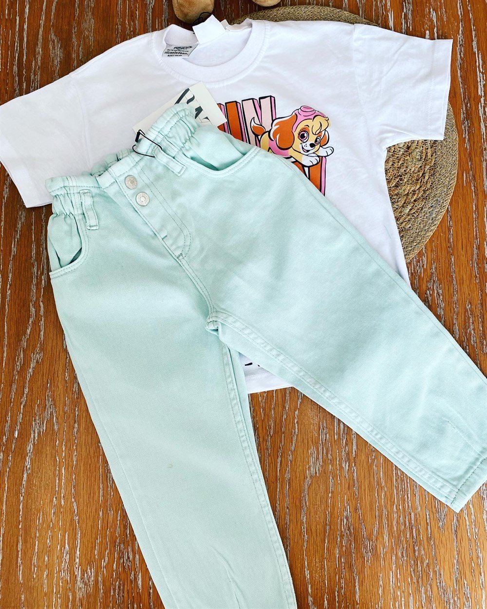 Mint Yeşil jean 