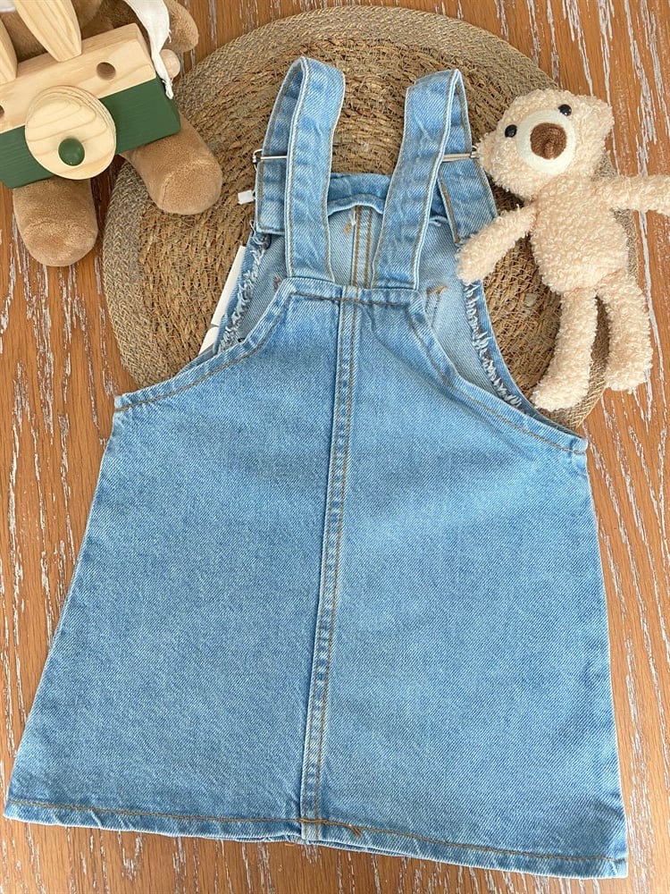 Peluş detay elbise 