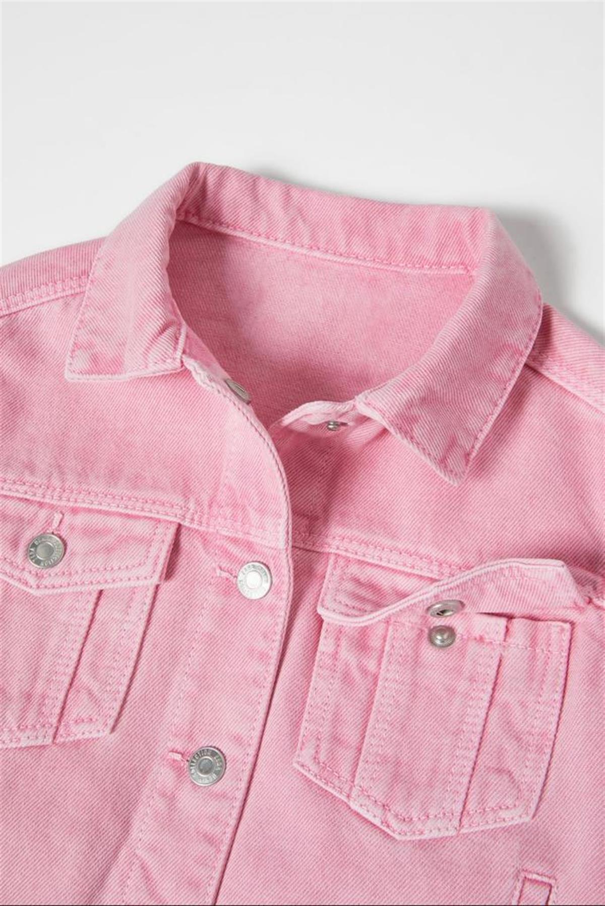 Pembe ceket yeni 
