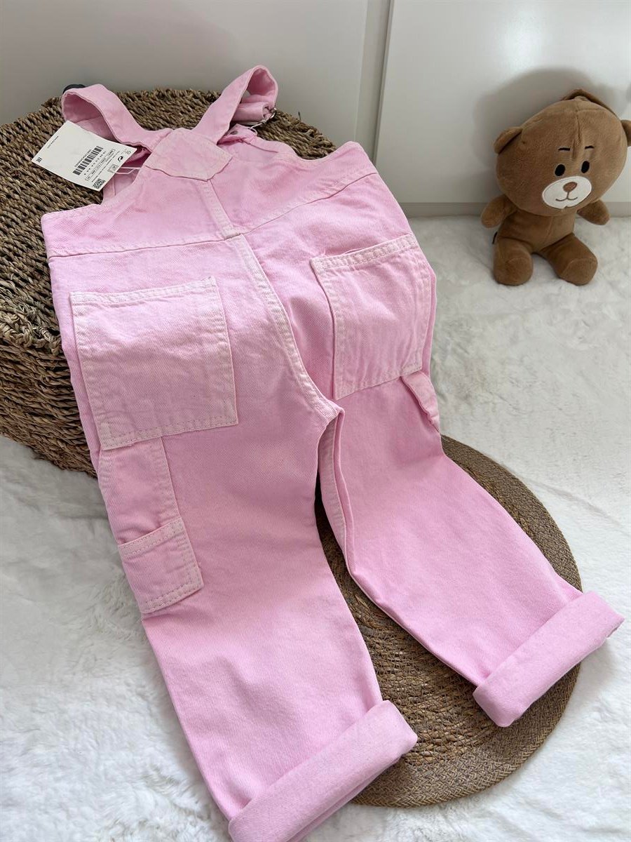Pembe kız salopet 