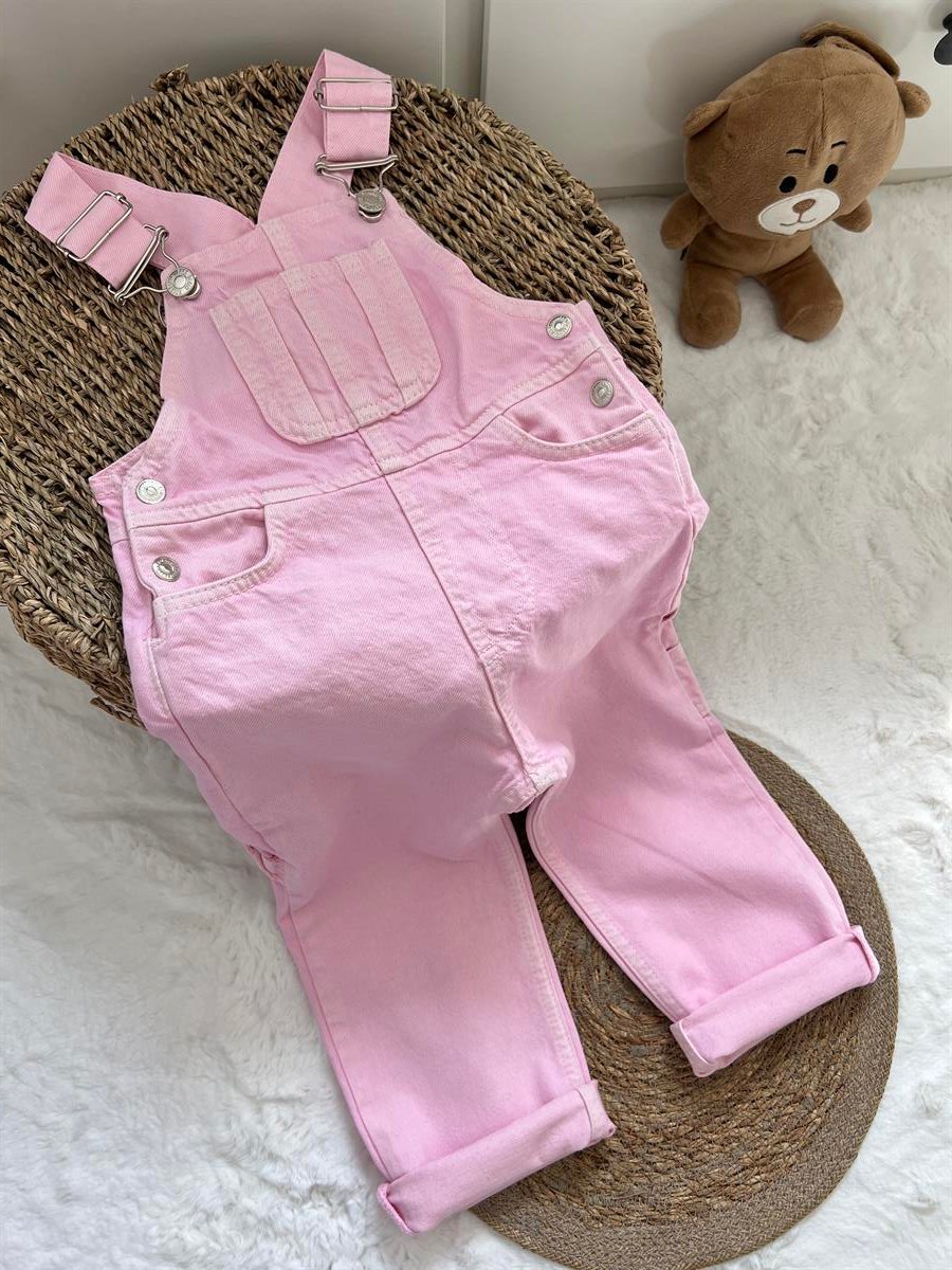 Pembe kız salopet 