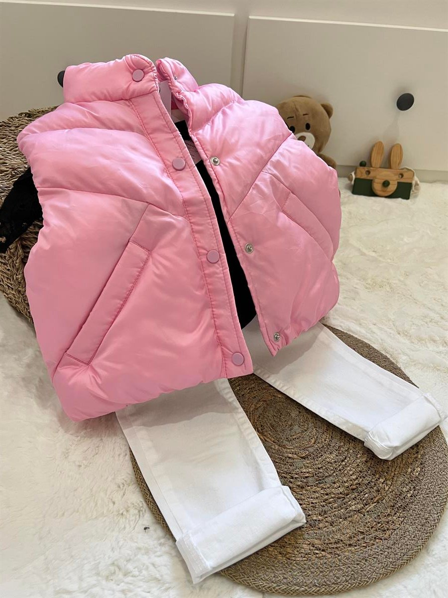 Pembe yelek 