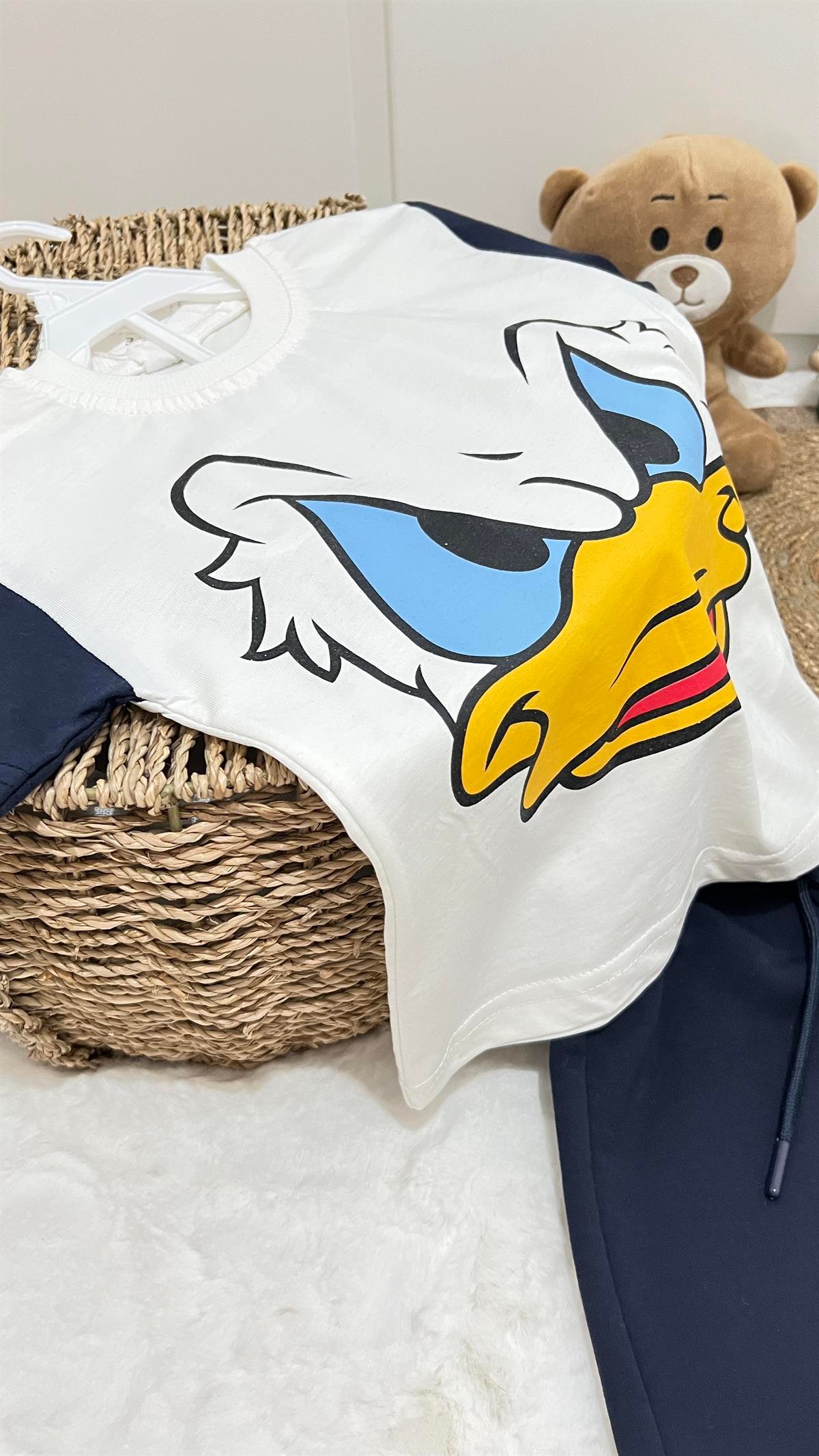 Şortlu lacivert Duck 