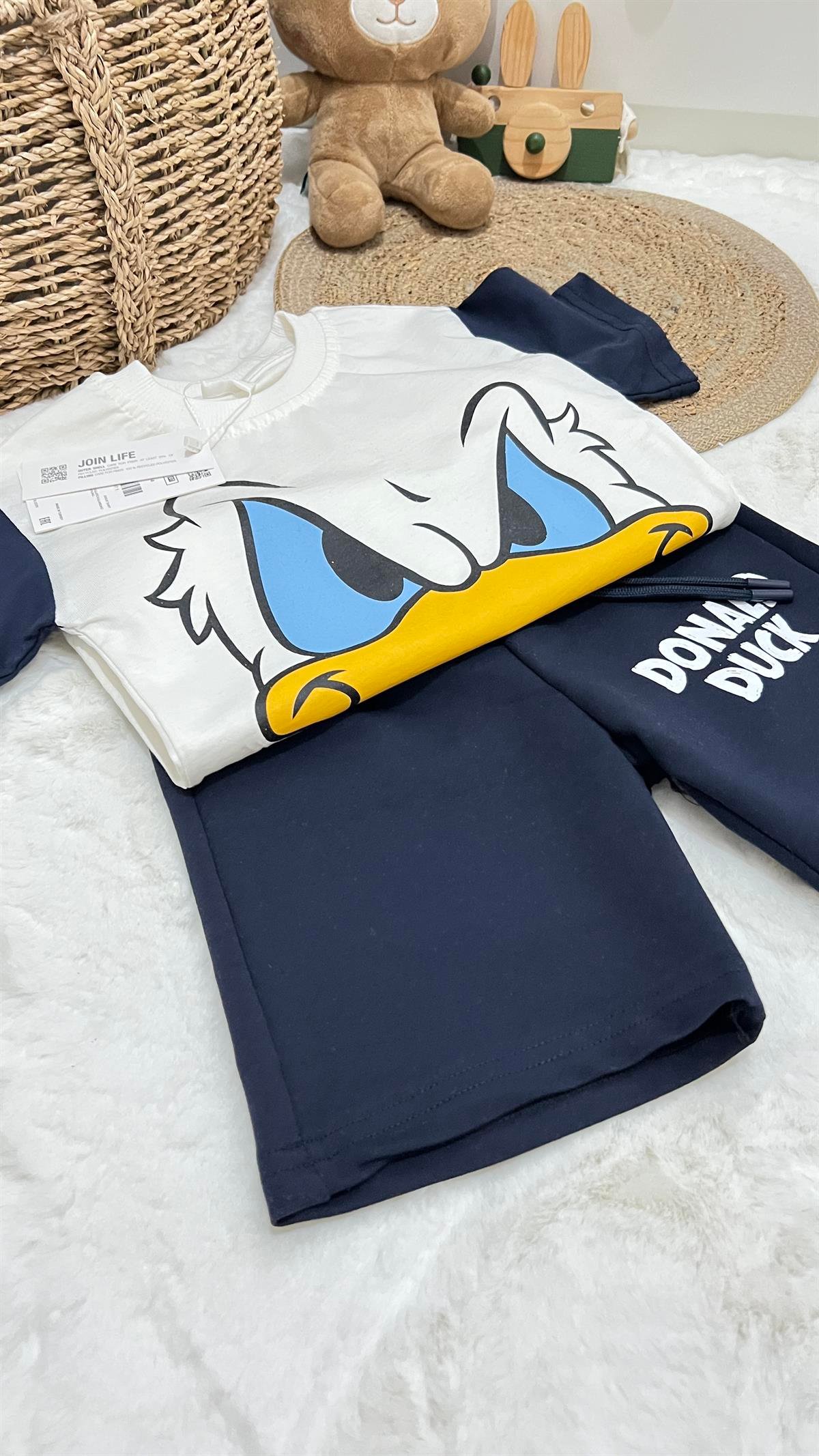 Şortlu lacivert Duck 