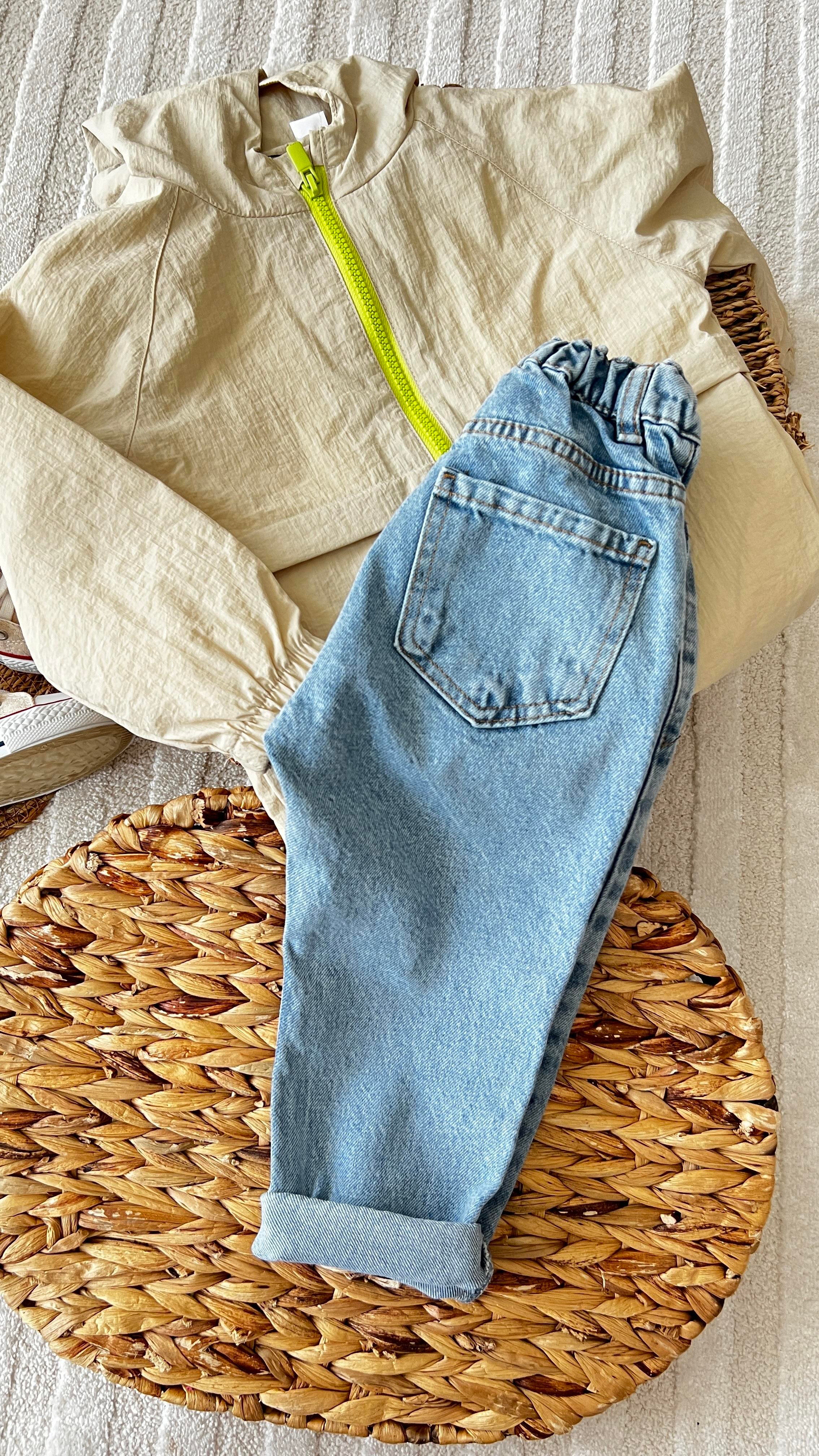 Yeni mom yırtıklı jean 
