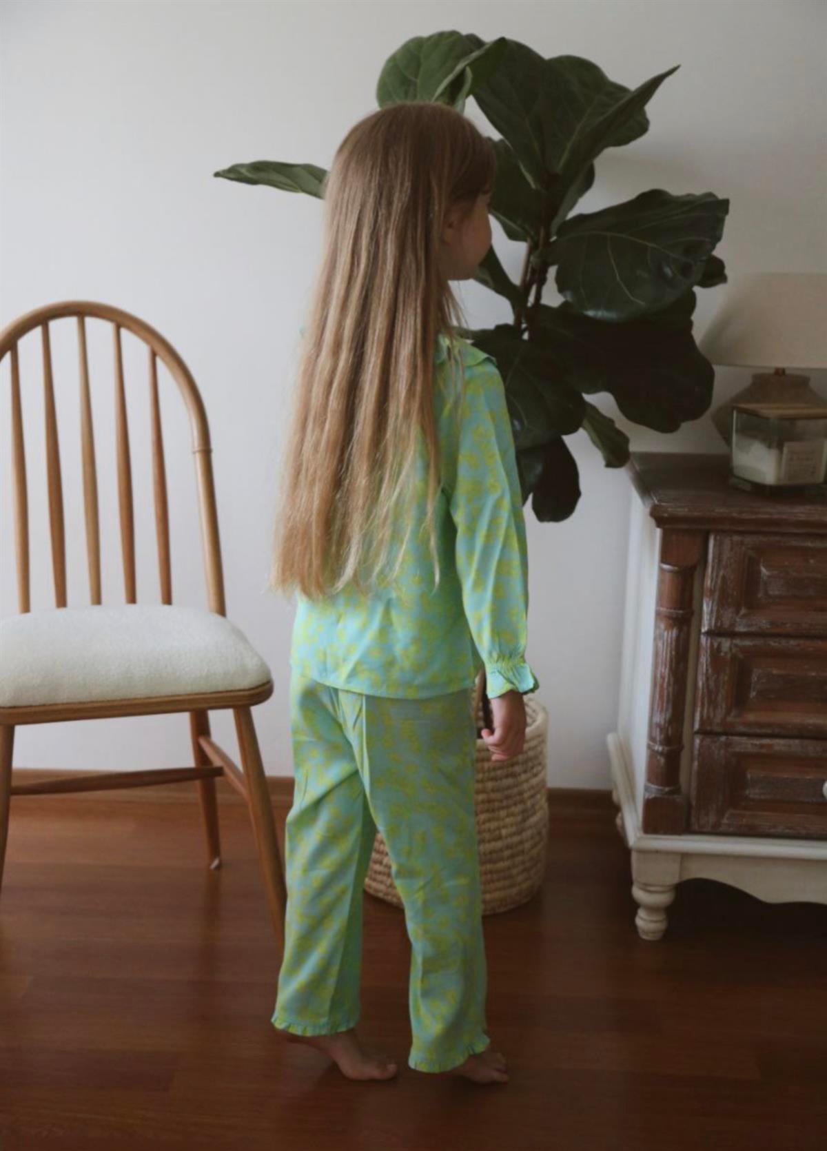 Yeşil pijama Takım 