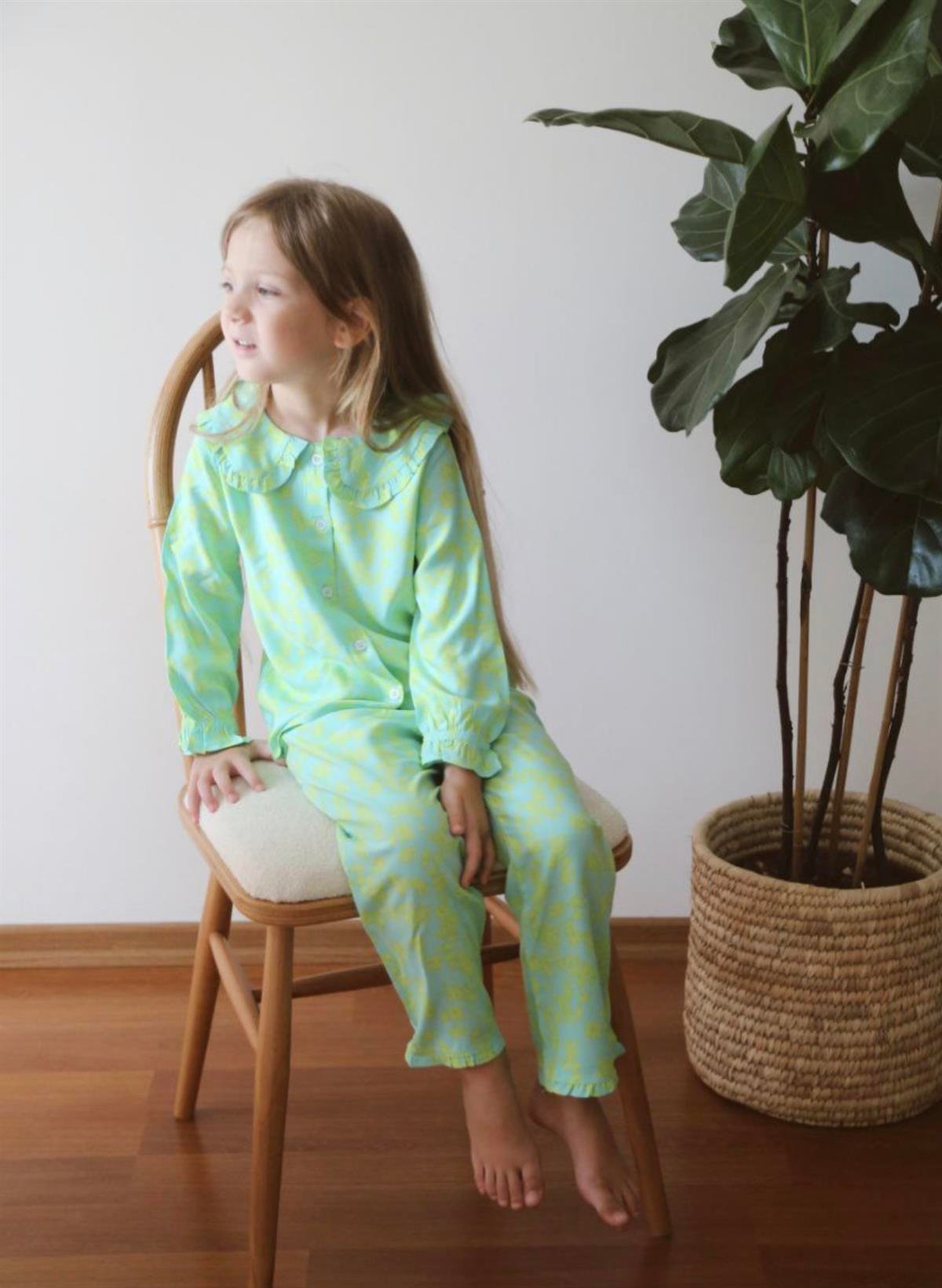 Yeşil pijama Takım 