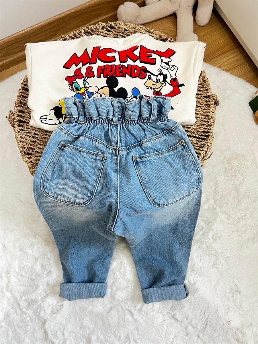 Yüksek bel jean 