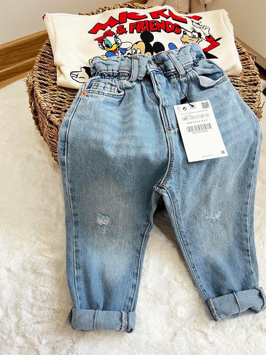 Yüksek bel jean 