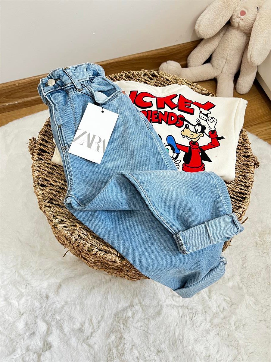 Yüksek bel jean 