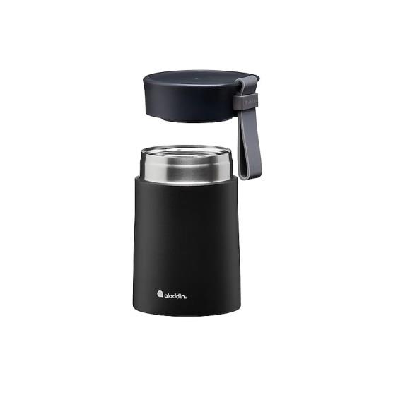 Aladdin Bistro Thermavac Paslanmaz Çelik Yemek Termosu 0,40 LT Lava Black