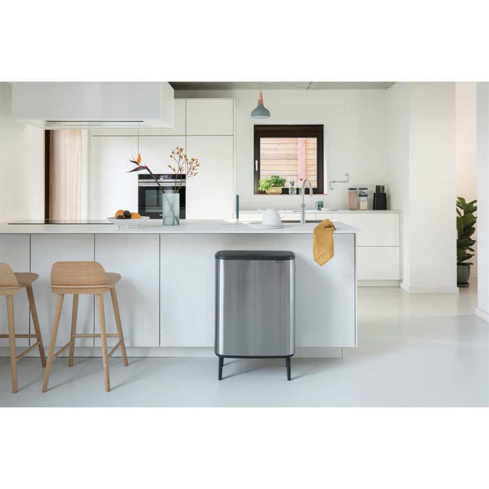 Brabantia BO FPP MATT Steel HI Dokunmatik Çöp Kutusu 60L
