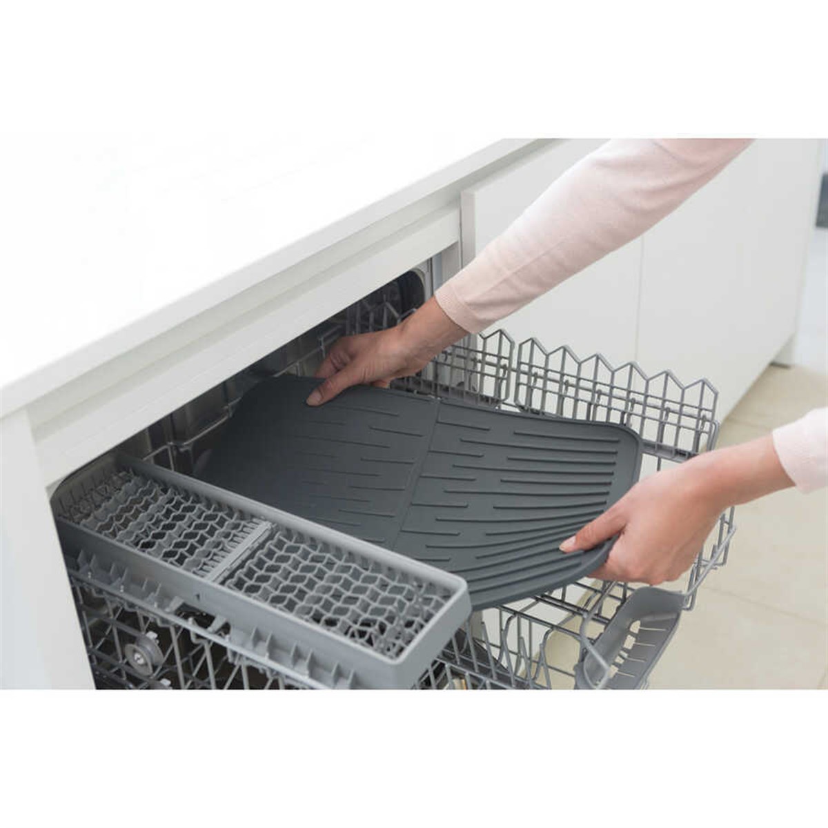 Brabantia Dark Grey Silikon Bulaşık Kurutma Matı